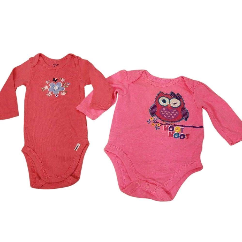 2 longsleeve onesie's 3 months